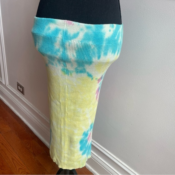 Jolie & Joy Tie Dye Cropped Sleeveless Square-Neck Crop Top and Skirt Set Size M - Picture 8 of 10